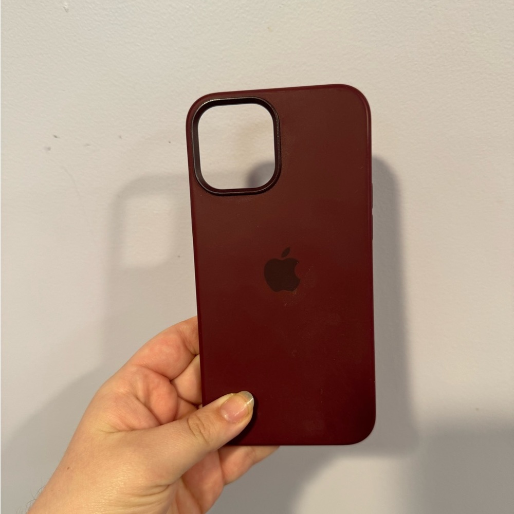 Maroon case for iPhone 12 Pro Max